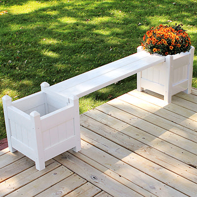 Dura-Trel Small Planter Boxes and Seat Package