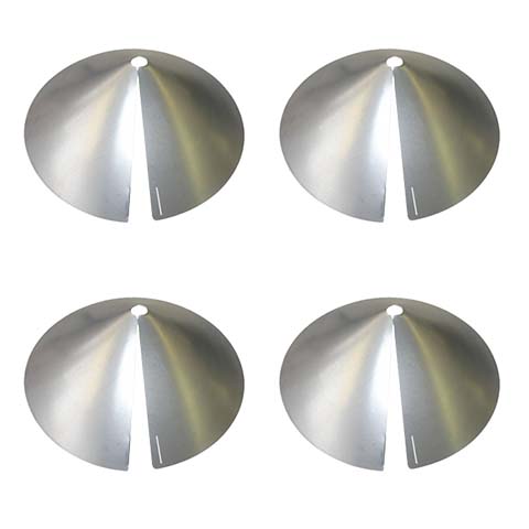 Versa Pac Baffle Erva Wrap-Around Squirrel Baffles, Gray, 17