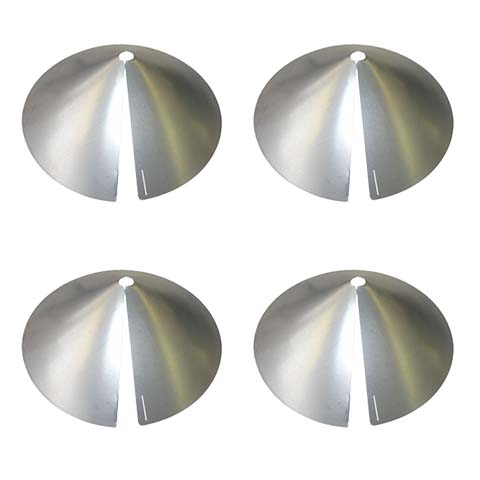 Erva Wrap-Around Squirrel Baffles, Gray, 17" dia., Pack of 4