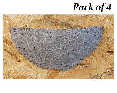 Esschert Design Barn Swallow Nests, Wood & Concrete, 4 Pack