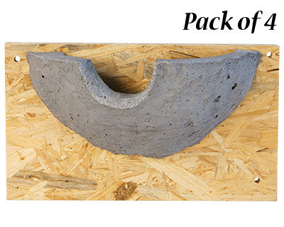 Esschert Design Swallow's Nests, Plywood & Concrete, 4 Pack