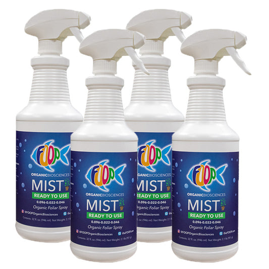 FOOP Mist Organic Foliar Spray, RTU, 32 oz., Pack of 4
