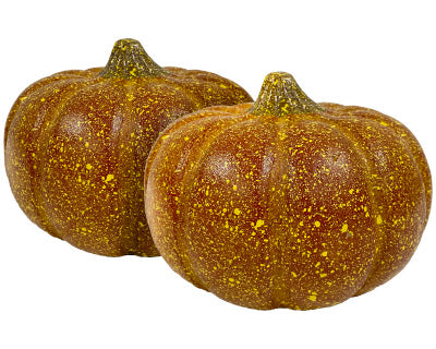 Artisanal Squash Pumpkin Statues, Pack of 2