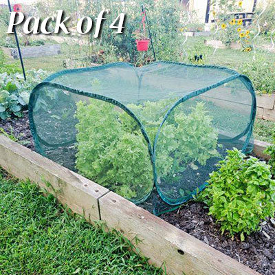 Gardeneer Pop-Nets Protective Mesh Netting, 21.5"H, 4 Pack