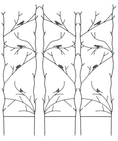 Gardman Nature Trellises, Antique Rust, 50.5"H, Pack of 3