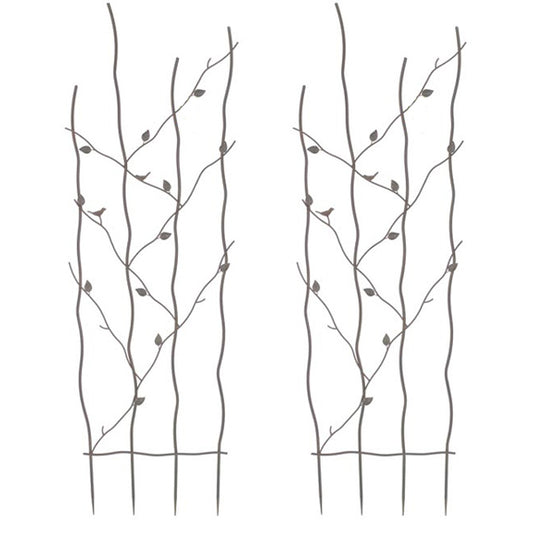 Gardman Nature Trellises, Antique Rust, 70"H, Pack of 2