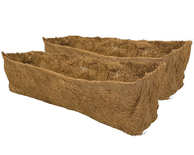 Gardman Coco Liners for Wall Planters, 36"L, Pack of 2