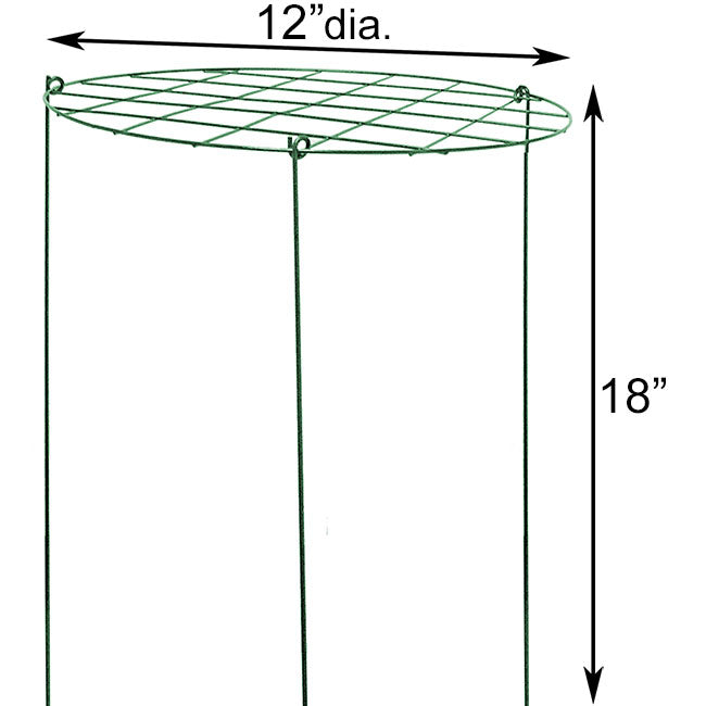 Gardman Grow-Through Plant Supports, 12" dia., Pack of 20