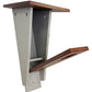 Recycled Plastic Slant Front Bluebird House, Brown