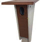 Recycled Plastic Slant Front Bluebird House, Brown
