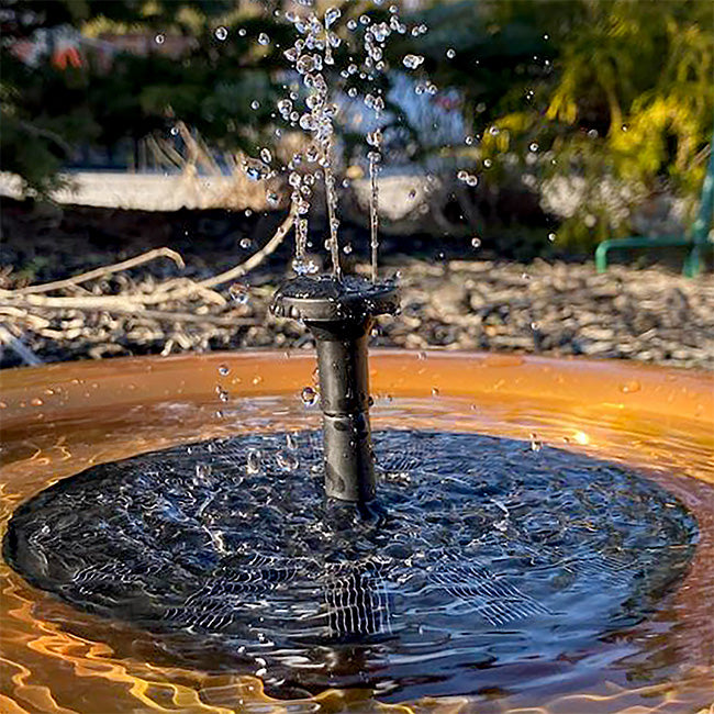 Wild Bird Lover’s Solar Powered Bird Bath Fountain