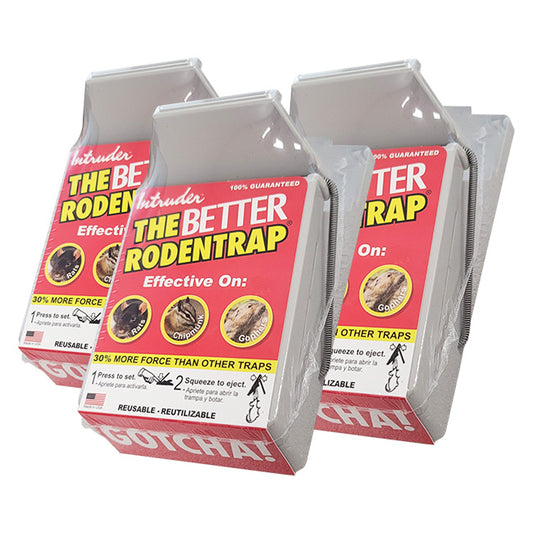 Intruder The Better Rodentraps™, Pack of 3