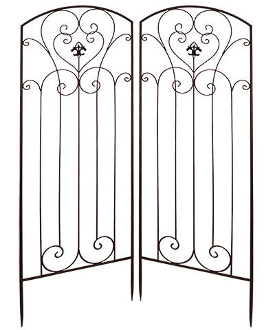 Marshall Kensington Trellises, Brown, 70"H, Pack of 2