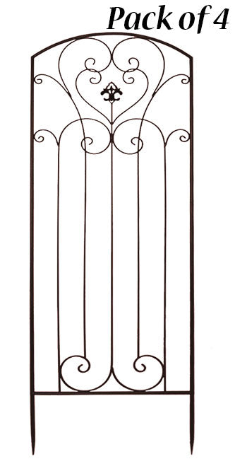 Marshall Kensington Trellises, Brown, 70"H, Pack of 4