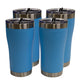 Mammoth Stainless Steel Tumblers, Sky Blue, Pack of 4