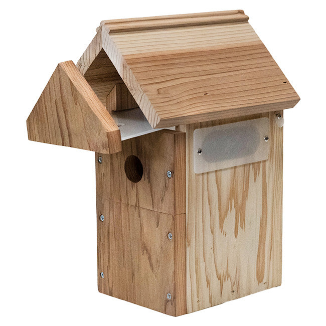 Bird nest box with wifi camera fashion