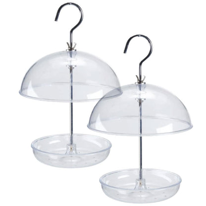 Clear Domed Platform Bird Feeder