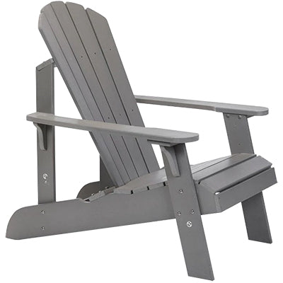 Gardenature Luxury Adirondack Chair, Grey