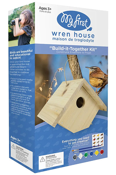Nature's Way My First Wren House DIY Kits, Club Pack of 8