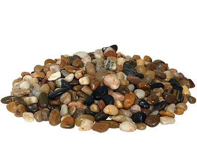 Panacea Polished River Pebbles, Assorted Colors, 7 lbs.