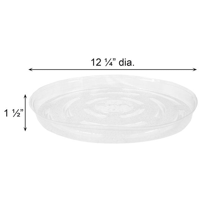 Panacea Professional Grade Plant Saucers, 12" dia., 3 Pack