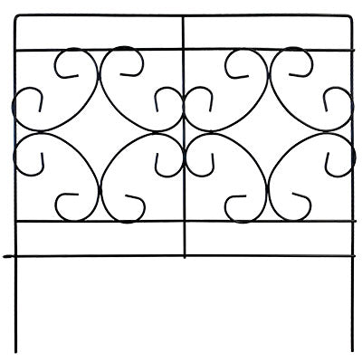 Panacea Scroll Border Edge, Black, 24"W x 24"H, Pack of 12