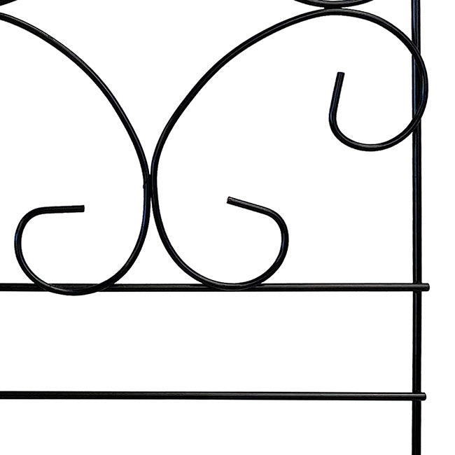 Panacea Scroll Border Edge, Black, 24"W x 24"H, Pack of 24