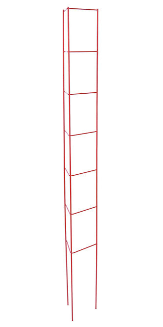 Panacea Vegetable Ladder Plant Supports, Red, 57"H, 6 Pack