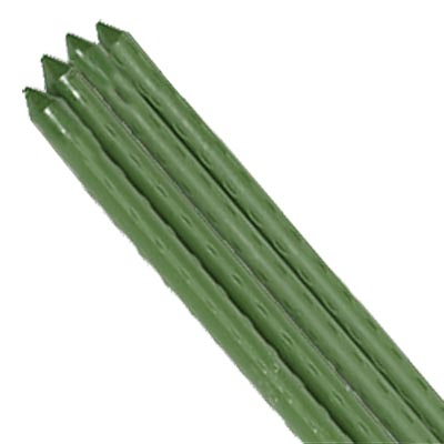 Panacea Coated Plant Stakes, Green, 48", Pack of 50