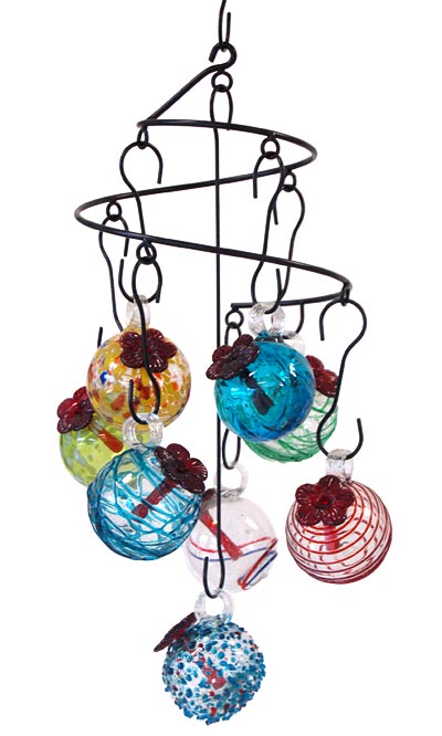 Parasol Hummingbird Feeder Droplet Package, Assorted Colors