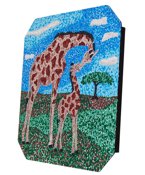 Kids DIY Paint By Numbers Giraffe Canvas