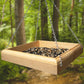 Hanging Bird Feeder Tray and 5 lbs. Deluxe Fruit Blend Seed