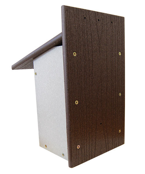 BestNest Recycled Plastic Bluebird Houses w/T Post Adapters