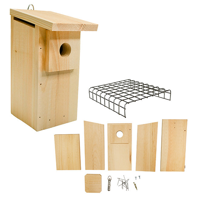 Eastern Bluebird House DIY Kit with Nest Lift