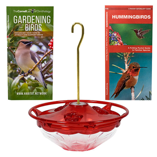 HummBlossom Hummingbird Feeder & Books Kit by Prime Retreat