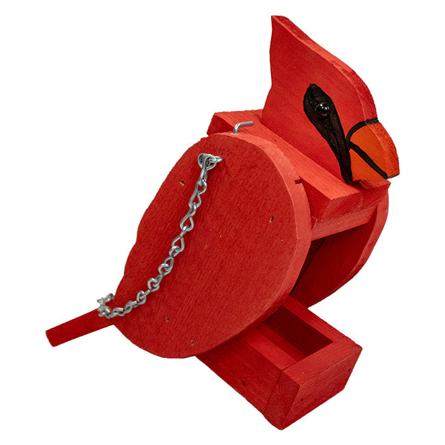 Cardinal Shaped Bird Feeder by Prime Retreat