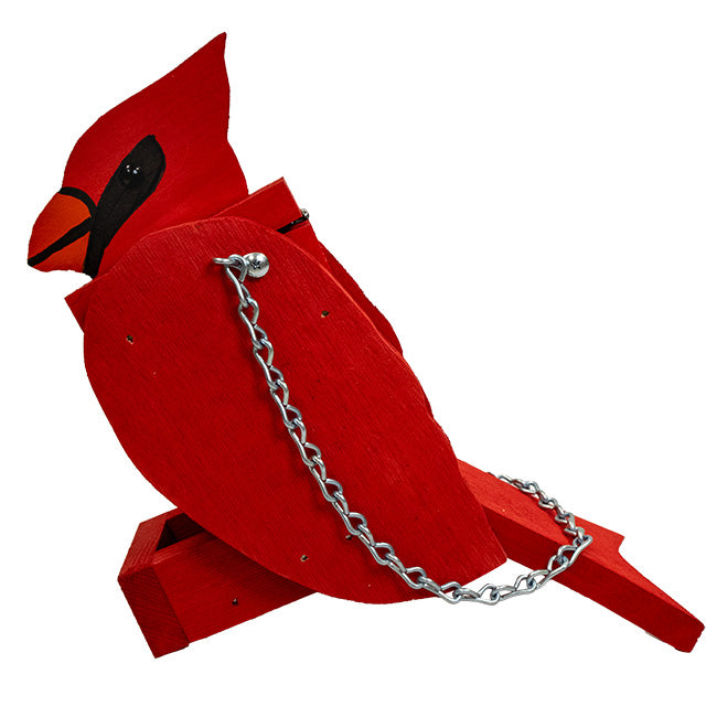 Cardinal Shaped Bird Feeder by Prime Retreat