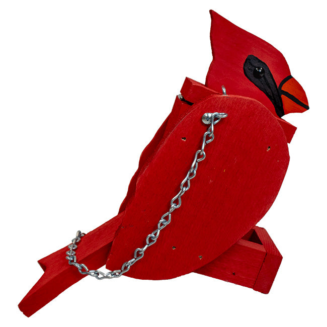 Cardinal Shaped Bird Feeder by Prime Retreat