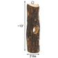 Cedar Suet Log Feeder w/Peanut Suet Plugs by Prime Retreat