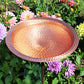 Hammered Copper Bird Bath w/Stake & Pump by Prime Retreat