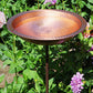 Hammered Copper Bird Bath w/Stake & Pump by Prime Retreat