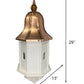 Amish Premier Bird House w/Copper Roof & Mounting Post