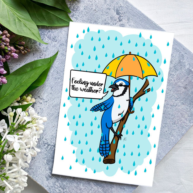 "Under the Weather" Greeting Card by Prime Retreat