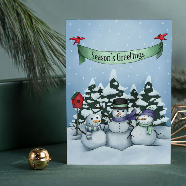 Illustrated Winter Greeting Card Package by Prime Retreat