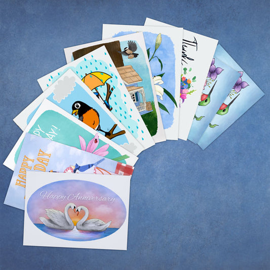Illustrated Milestones Greeting Card Bundle by Prime Retreat