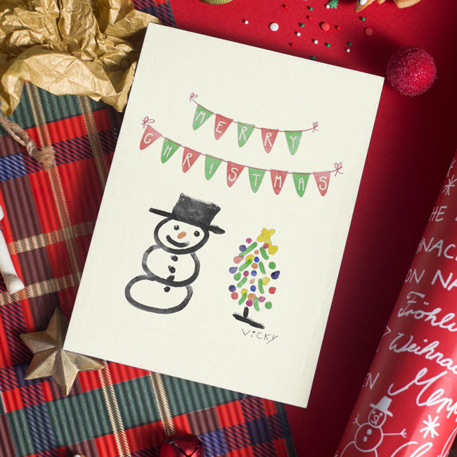 Illustrated Winter Greeting Card Package by Prime Retreat