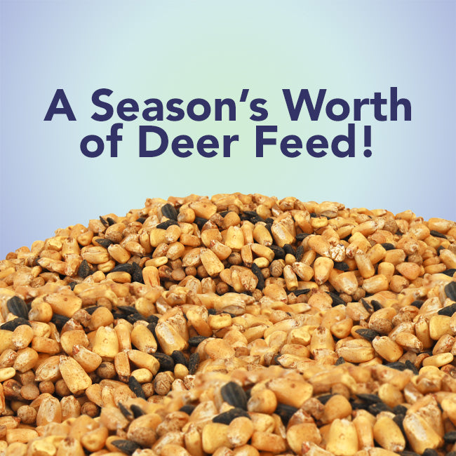 3 Month Seed Subscription 25 Lbs Deer Feed Mix Prime Retreat Products 3-month-seed-subscription-25-lbs-deer-feed-mix-prime-retreat-products