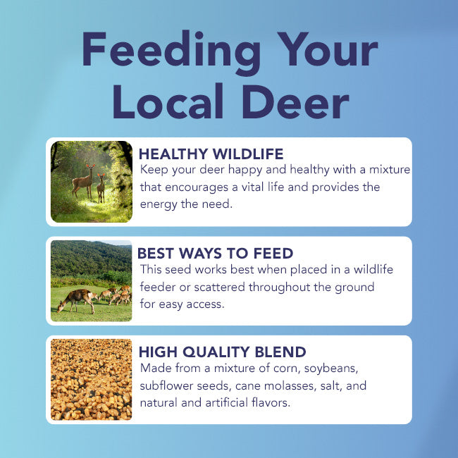3 Month Seed Subscription 25 Lbs Deer Feed Mix Prime Retreat Products 3-month-seed-subscription-25-lbs-deer-feed-mix-prime-retreat-products