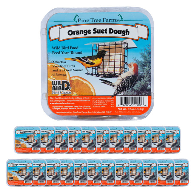 Pine Tree Farms Orange Suet Dough, 12 oz., Pack of 24