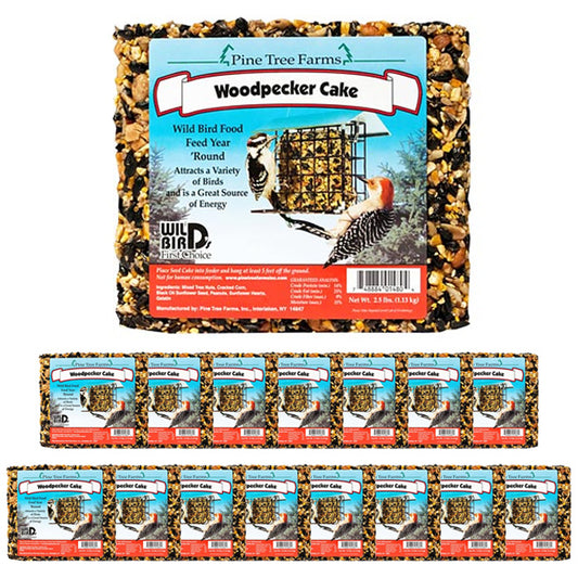 Pine Tree Farms Woodpecker Seed Cakes, 2.5 lbs., Pack of 16